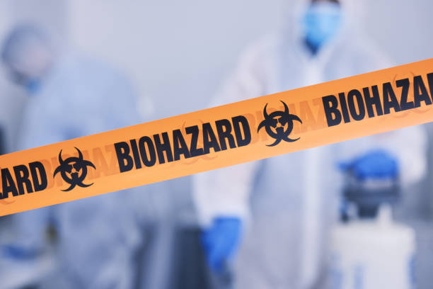 Professional Biohazard Cleanup technician working in George West, TX